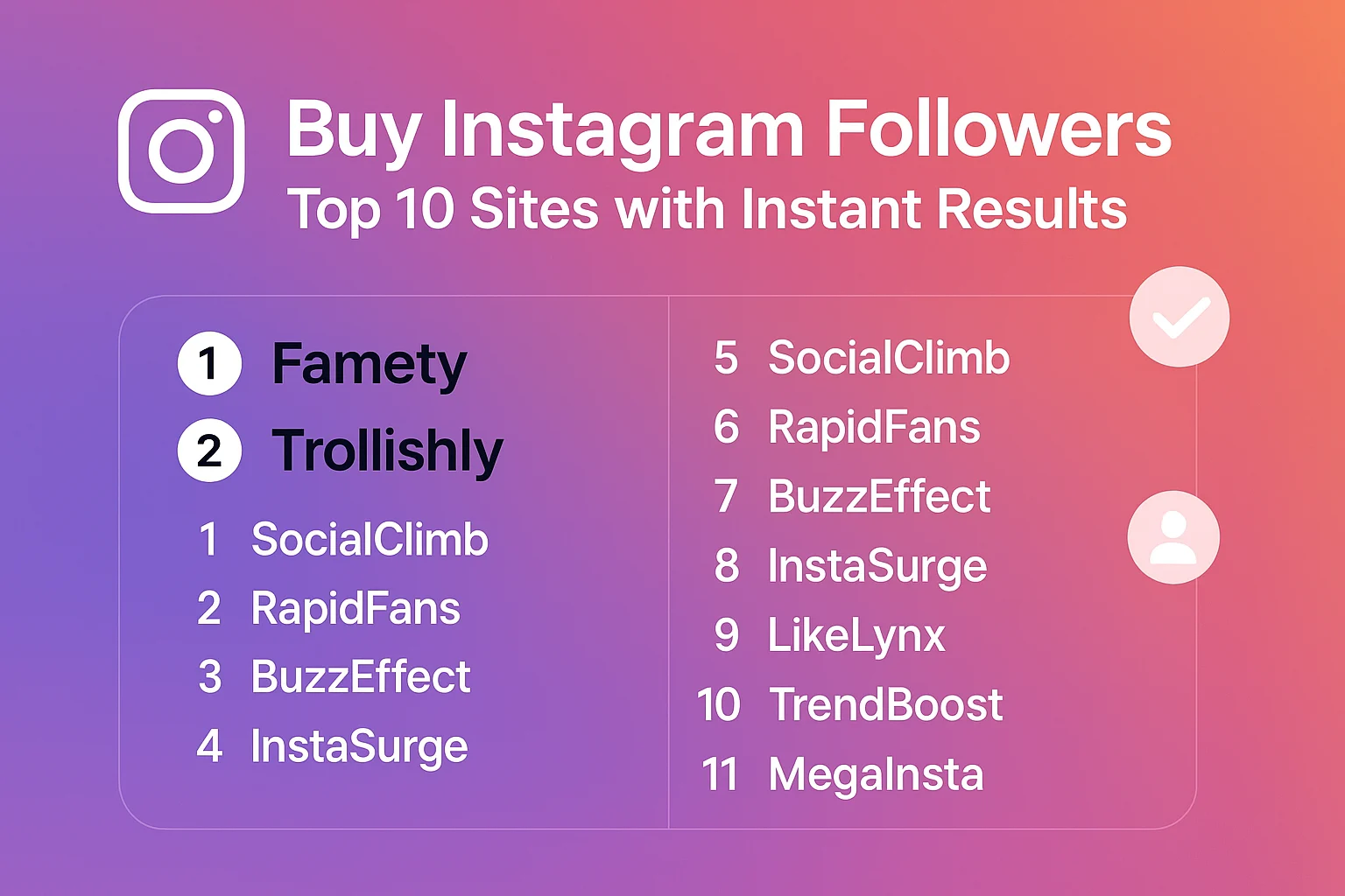 buy instagram followers top 10 sites with instant results