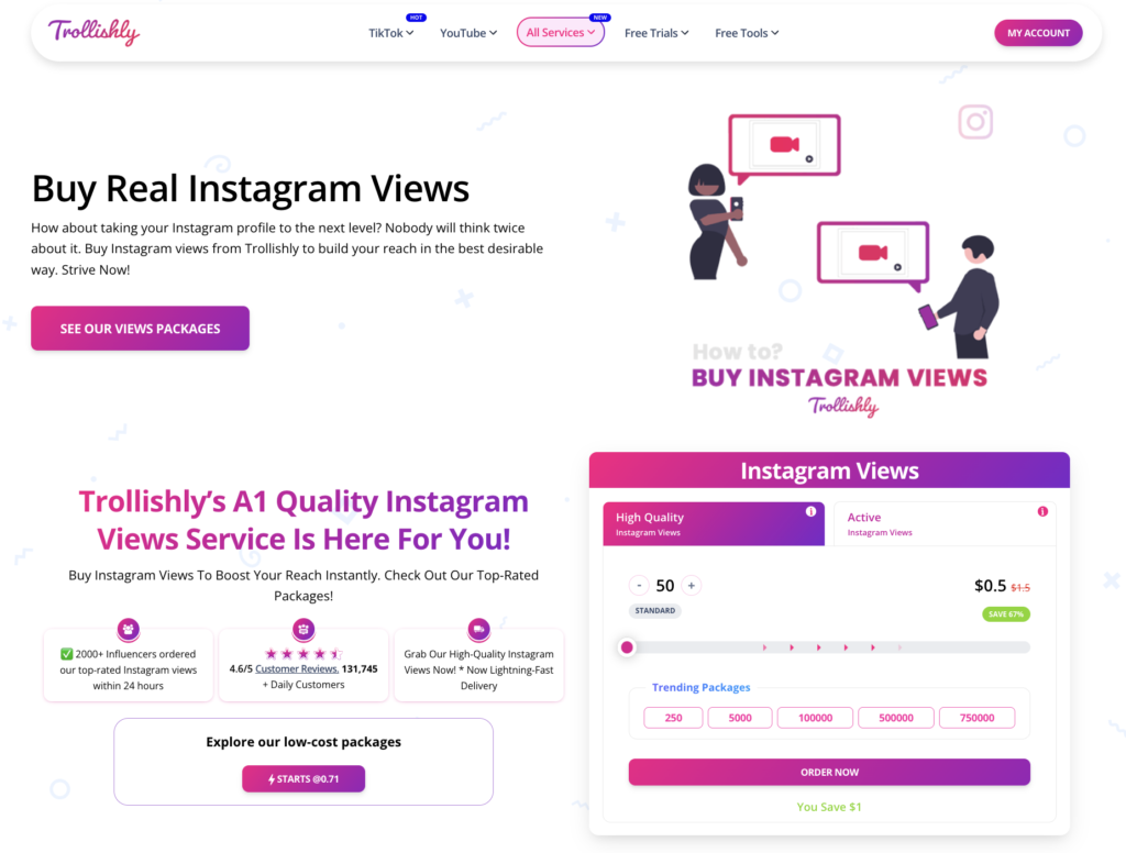 trollishly instagram views