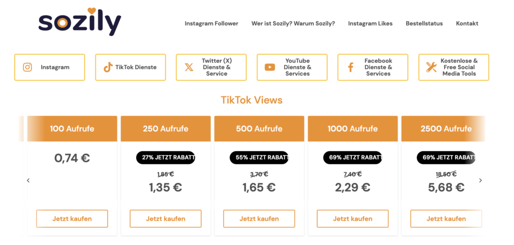 sozily buy tiktok views