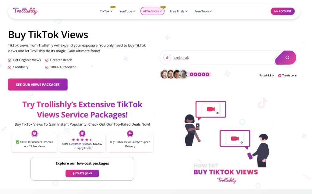 buy tiktok views trollishly