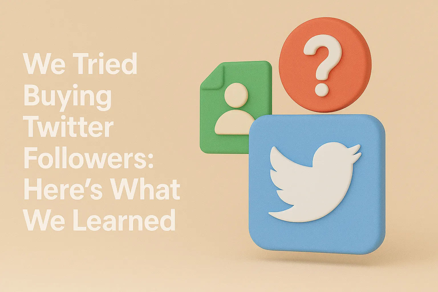 we tried buying twitter followers here is what we learned